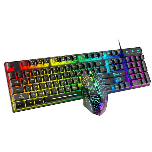 Best Selling Kuiying T6RGB Luminous Keyboard And Mouse Set - Tech Horizon