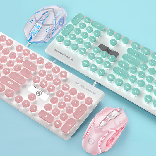 Punk Mechanical Feeling Keyboard Luminous Computer Notebook Accessories - Tech Horizon