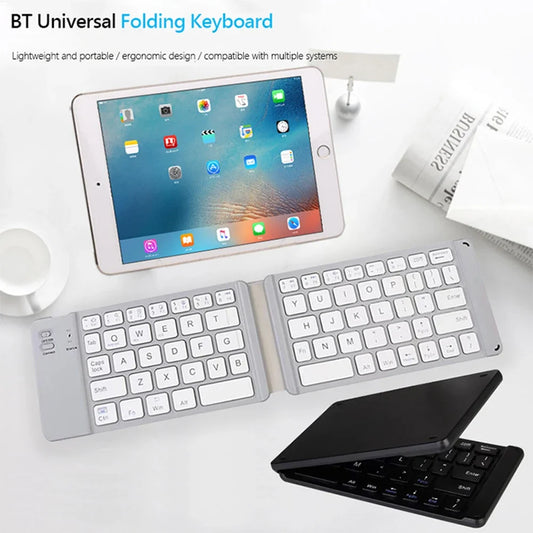 Dormin Folding Bluetooth Keyboard Wireless Silent Ipad Mobile Phone Tablet Universal Notebook Compact Portable and Comfortable - Tech Horizon